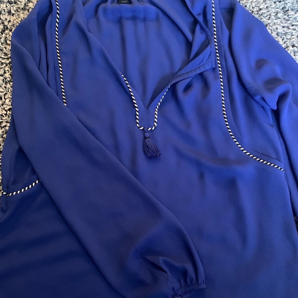 J.Crew Cobalt Blouse